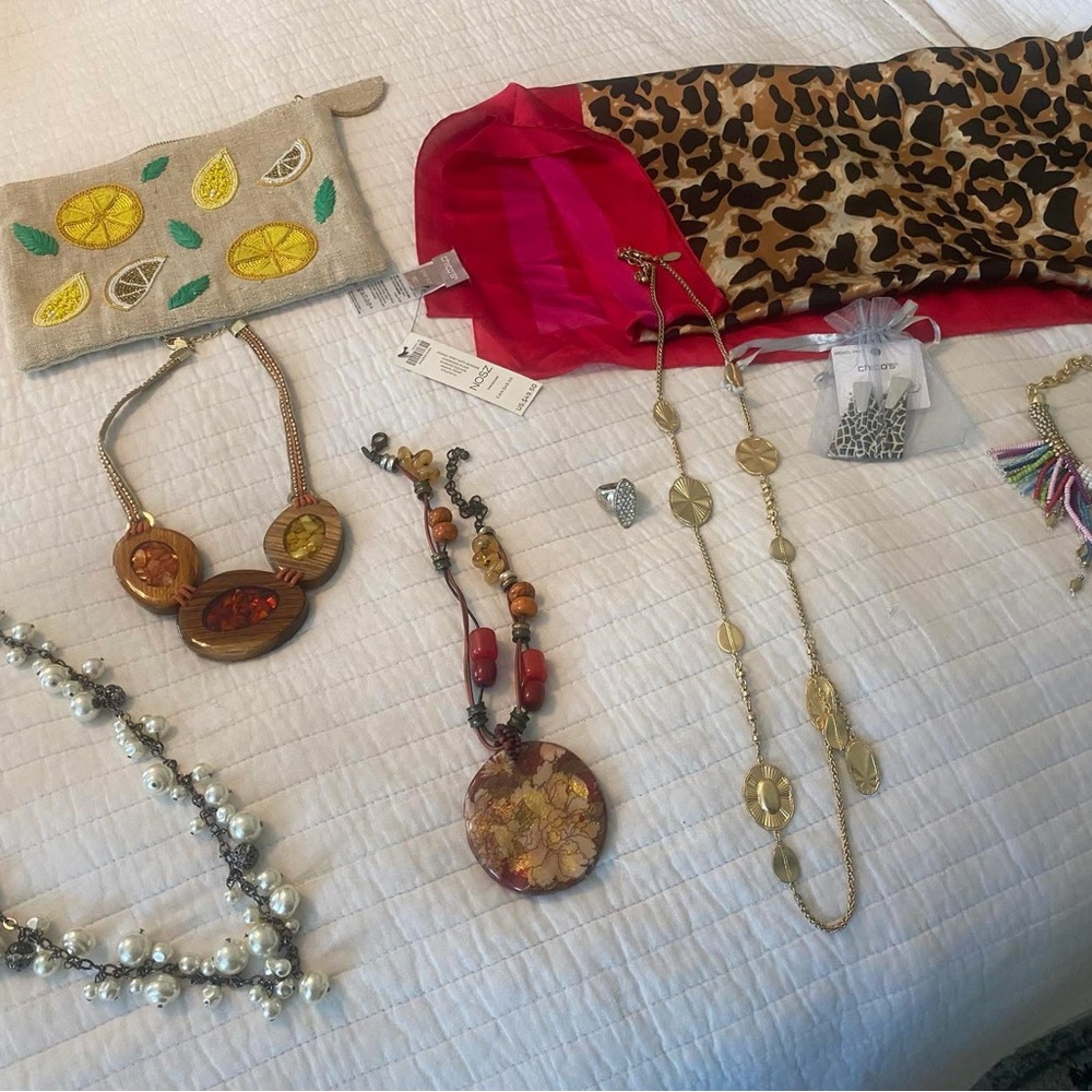 Chico's Vibrant Accessories Collection - 10 pieces!